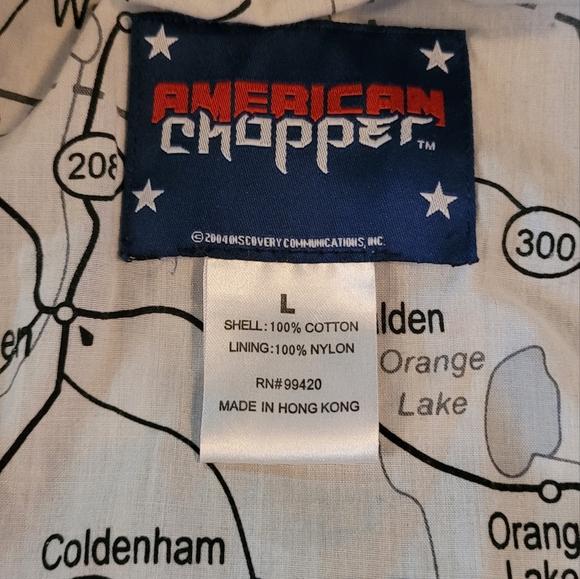 American Chopper Black and Cream Jacket 2004 - Picture 2 of 5